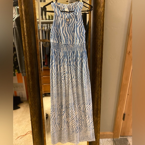 SOMA|XS| NWT| keyhole maxi dress| soft support| pockets| - Picture 3 of 3